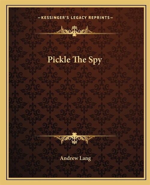 Pickle The Spy (Paperback)