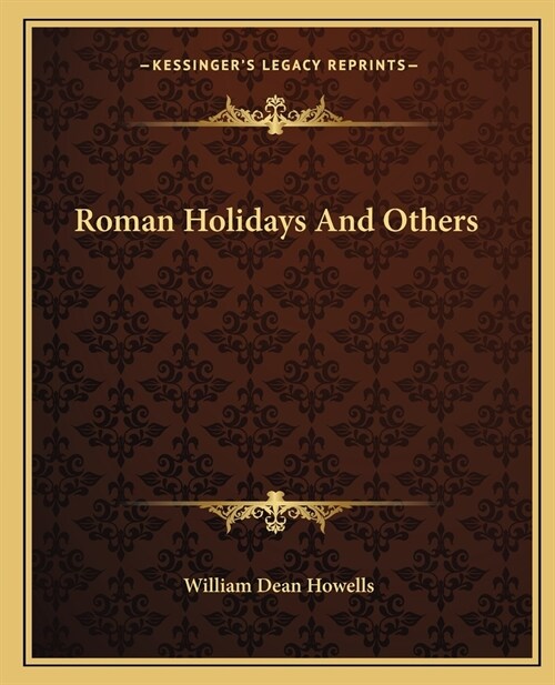 Roman Holidays And Others (Paperback)