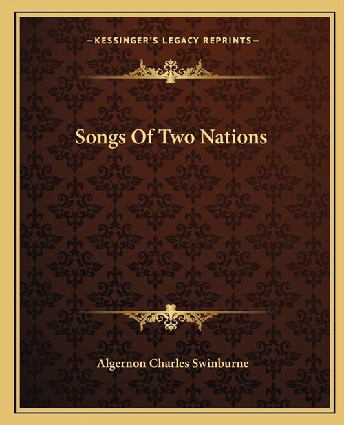 Songs Of Two Nations (Paperback)