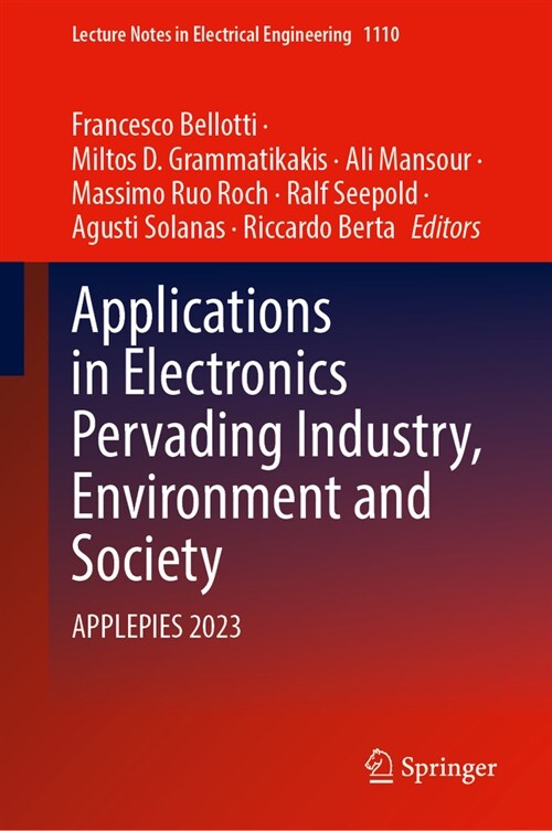 Applications in Electronics Pervading Industry, Environment and Society: Applepies 2023 (Hardcover, 2024)