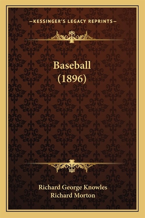 Baseball (1896) (Paperback)