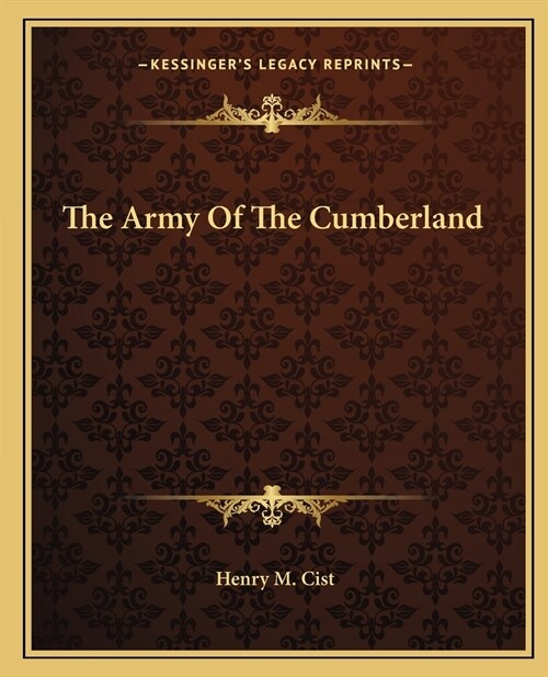 The Army Of The Cumberland (Paperback)