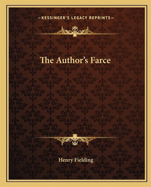 The Authors Farce (Paperback)