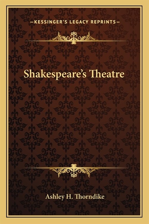 Shakespeares Theatre (Paperback)