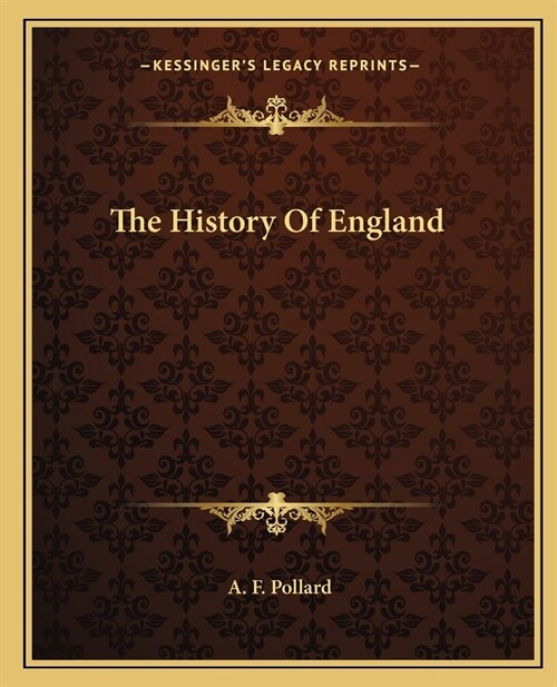 The History Of England (Paperback)