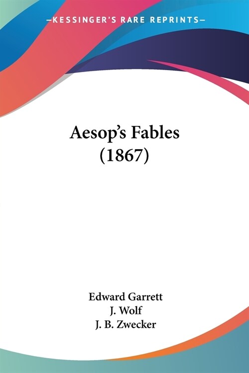 Aesops Fables (1867) (Paperback)