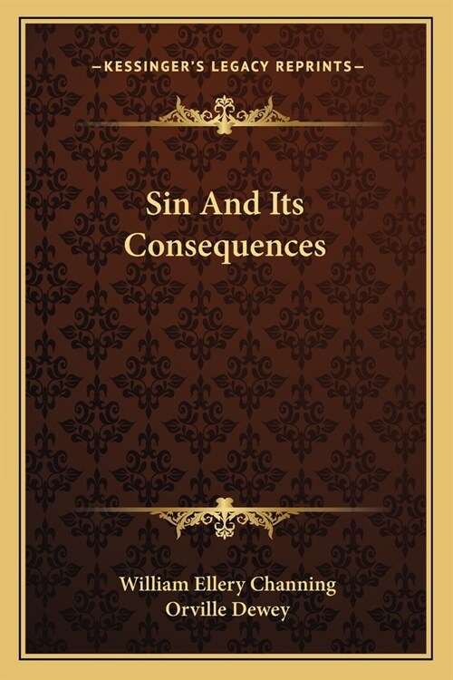 Sin And Its Consequences (Paperback)