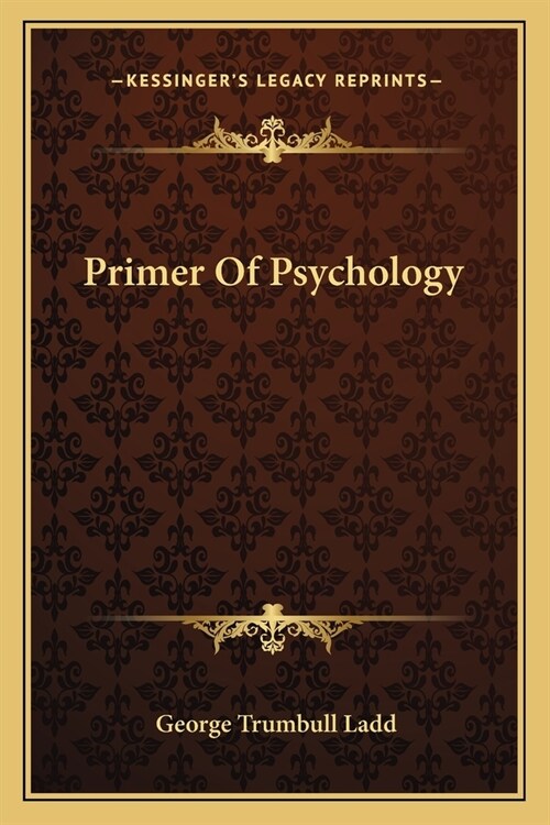 Primer Of Psychology (Paperback)