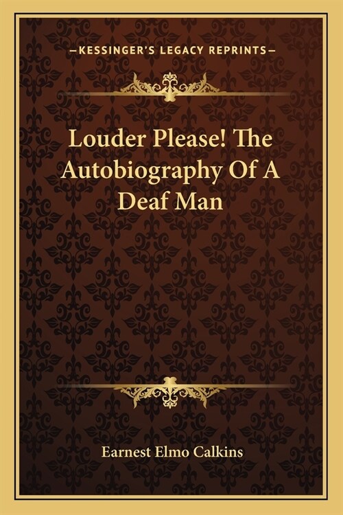 Louder Please! The Autobiography Of A Deaf Man (Paperback)