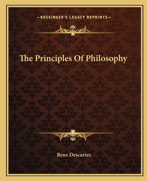 The Principles Of Philosophy (Paperback)