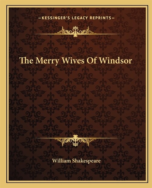 The Merry Wives Of Windsor (Paperback)