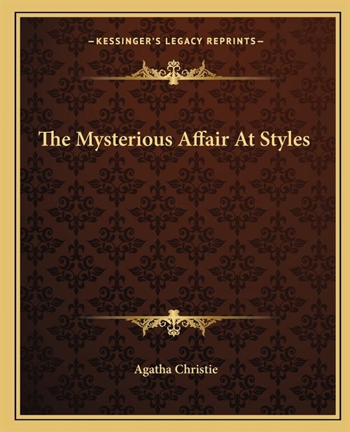 The Mysterious Affair At Styles (Paperback)