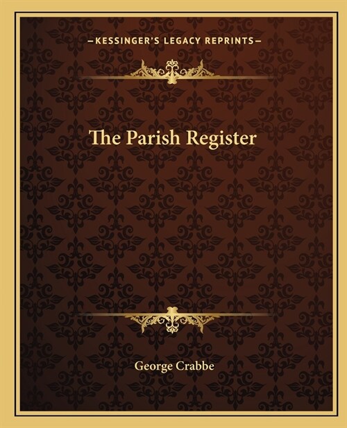 The Parish Register (Paperback)