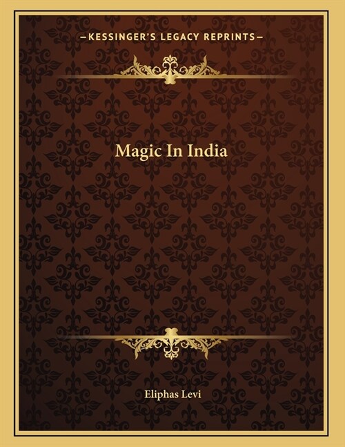 Magic In India (Paperback)