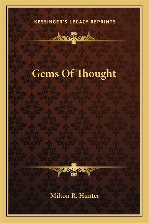 Gems Of Thought (Paperback)