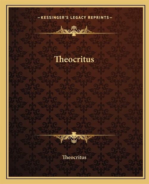 Theocritus (Paperback)