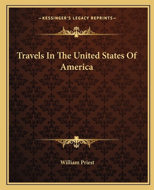 Travels In The United States Of America (Paperback)