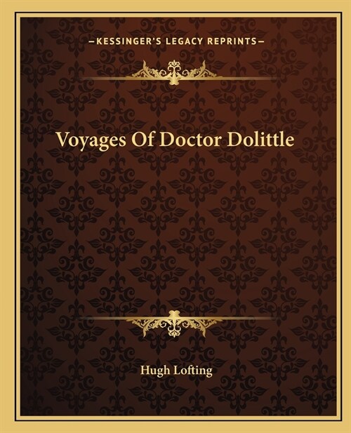 Voyages Of Doctor Dolittle (Paperback)