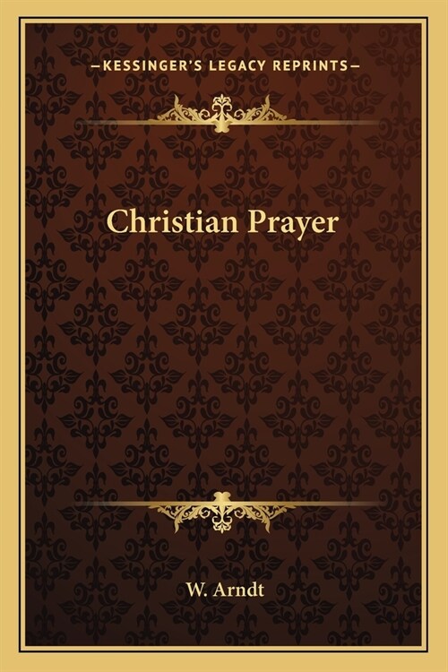 Christian Prayer (Paperback)