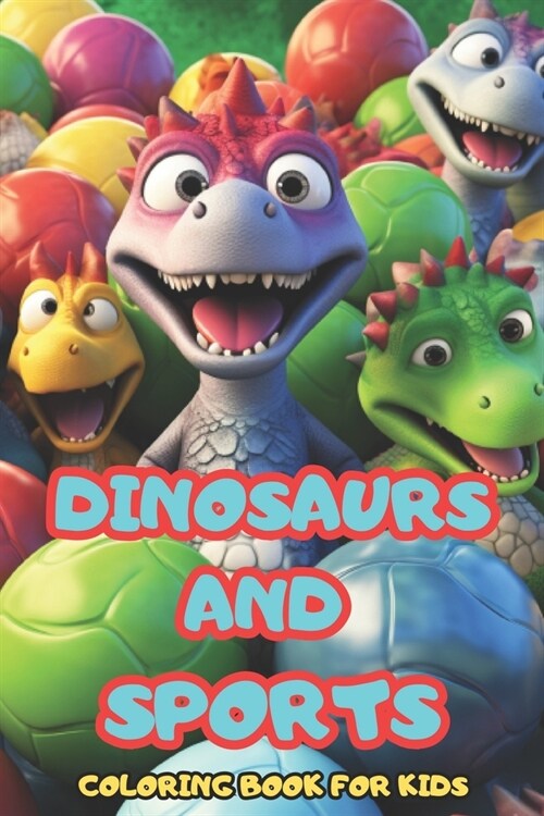 Dinosaurs and Sports: Coloring Book for Kids (Paperback)