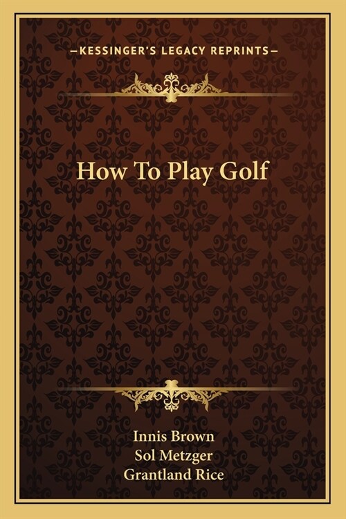 How To Play Golf (Paperback)