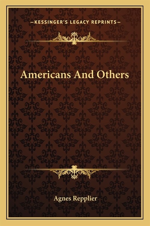 Americans And Others (Paperback)