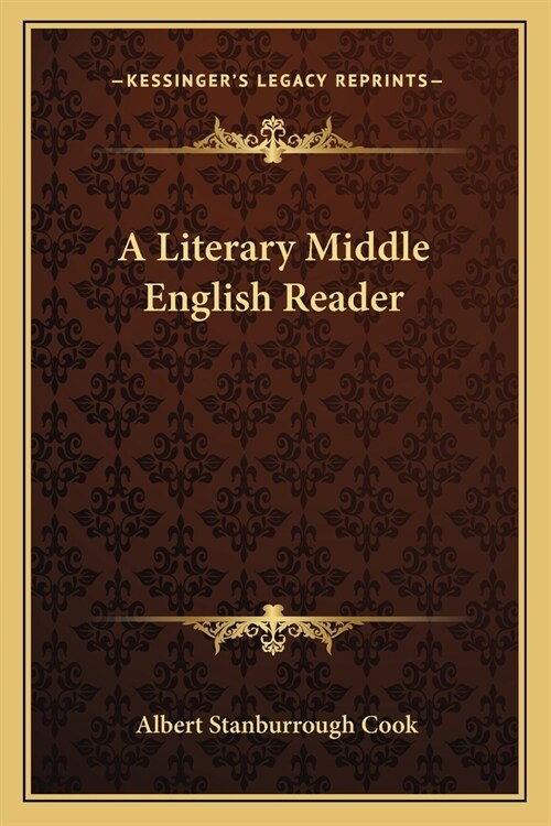 A Literary Middle English Reader (Paperback)