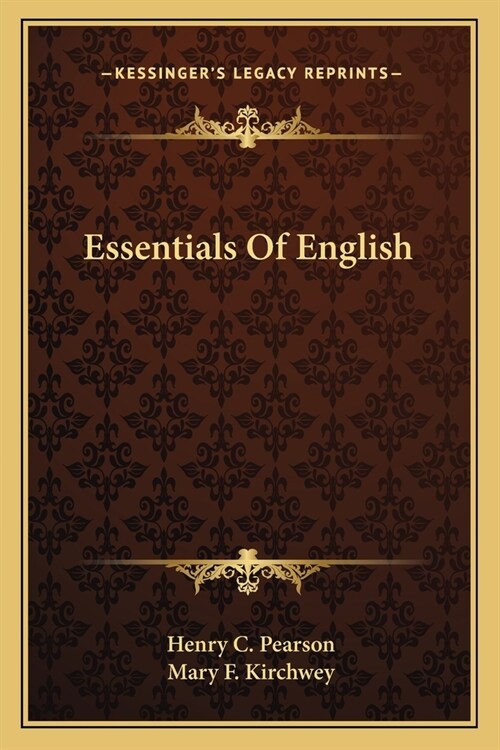 Essentials Of English (Paperback)