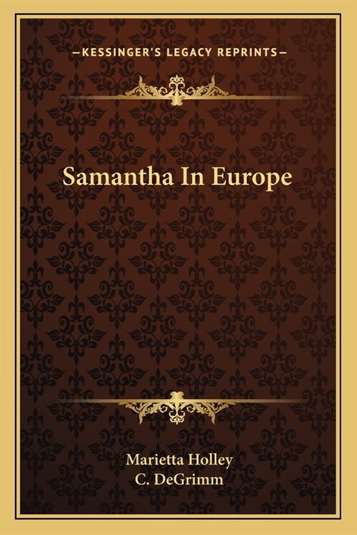 Samantha In Europe (Paperback)