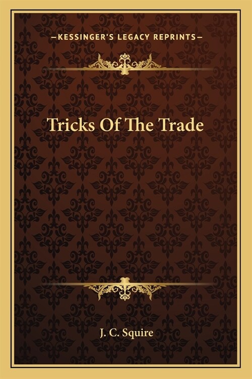 Tricks Of The Trade (Paperback)