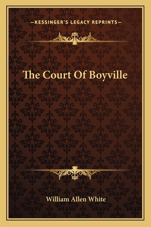 The Court Of Boyville (Paperback)