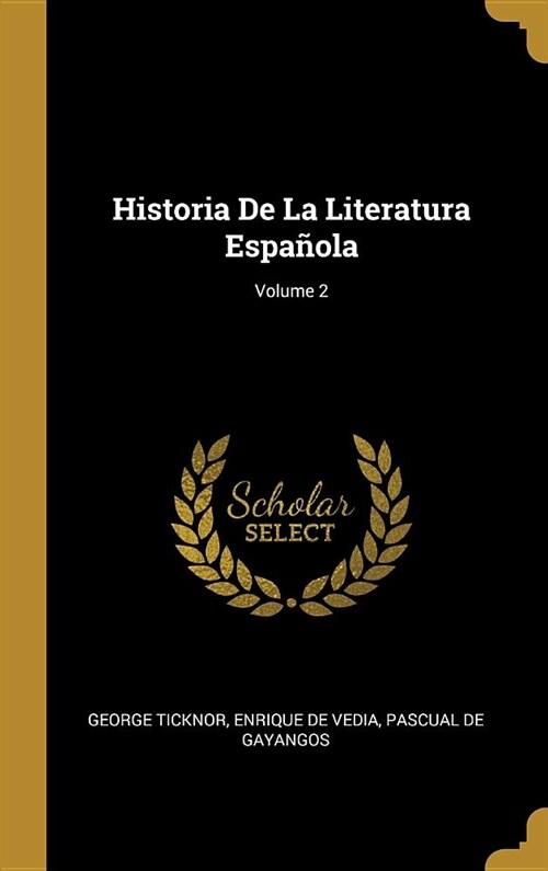 Historia De La Literatura Espa?la; Volume 2 (Hardcover)
