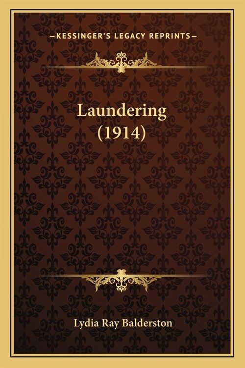 Laundering (1914) (Paperback)
