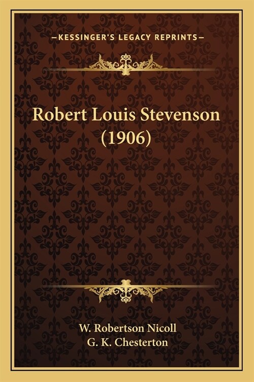 Robert Louis Stevenson (1906) (Paperback)