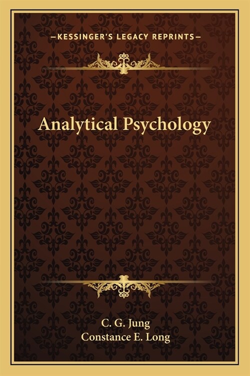 Analytical Psychology (Paperback)