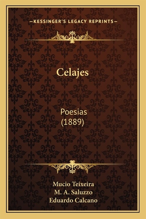 Celajes: Poesias (1889) (Paperback)