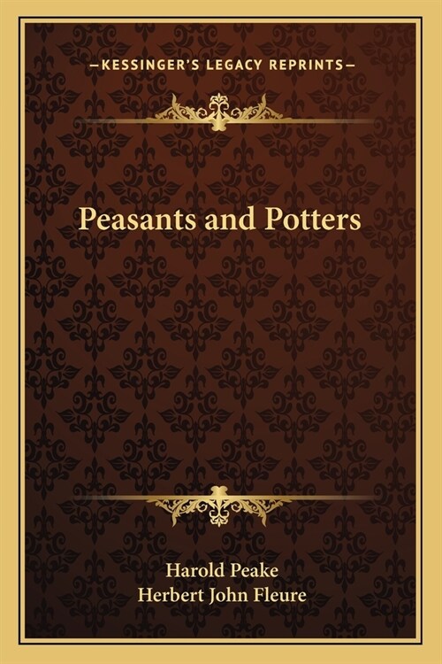 Peasants and Potters (Paperback)