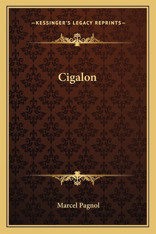 Cigalon (Paperback)