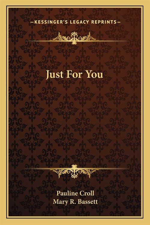 Just For You (Paperback)