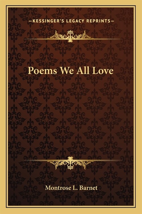Poems We All Love (Paperback)
