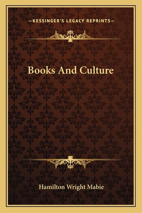 Books And Culture (Paperback)