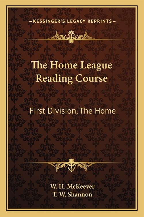 The Home League Reading Course: First Division, The Home (Paperback)