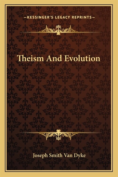 Theism And Evolution (Paperback)
