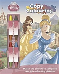 Disney Princess Copy Colouring (Paperback)