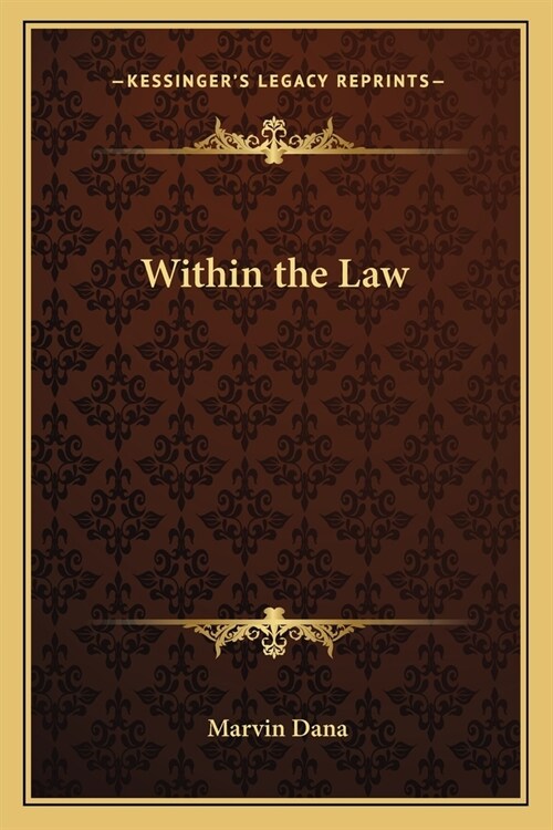 Within the Law (Paperback)