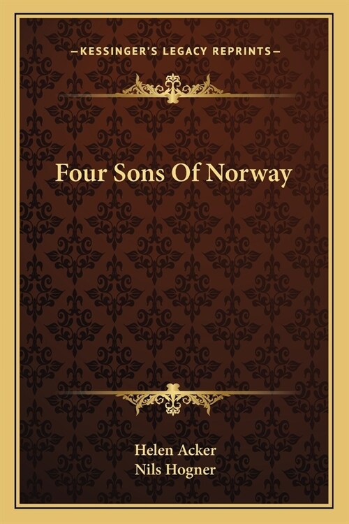 Four Sons Of Norway (Paperback)