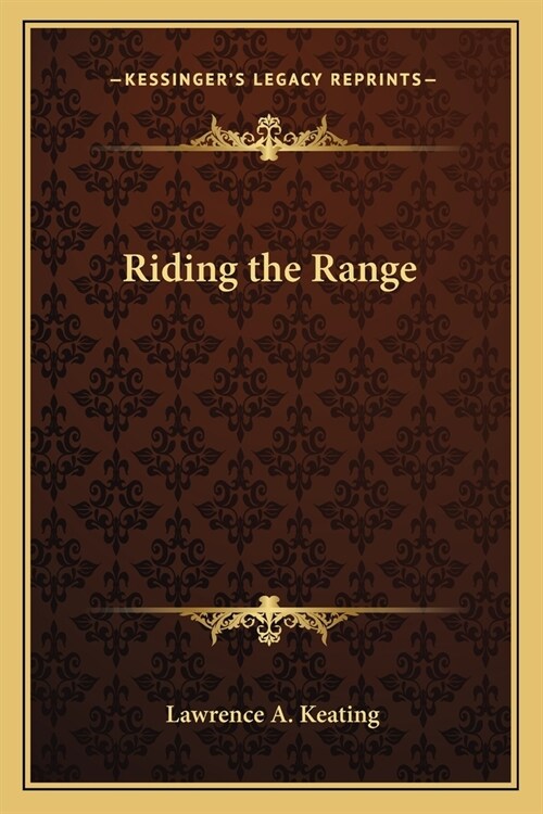 Riding the Range (Paperback)