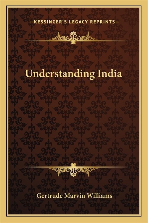 Understanding India (Paperback)