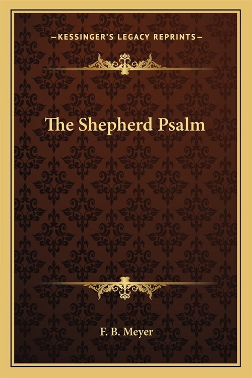 The Shepherd Psalm (Paperback)