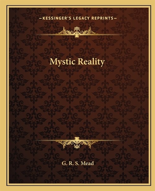 Mystic Reality (Paperback)